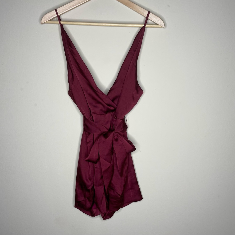 🆕 Woven Pink | Satin Romper